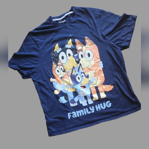 Adults'Navy Blue Family Hug‎ T-Shirt Large Or Xl - Picture 1 of 6
